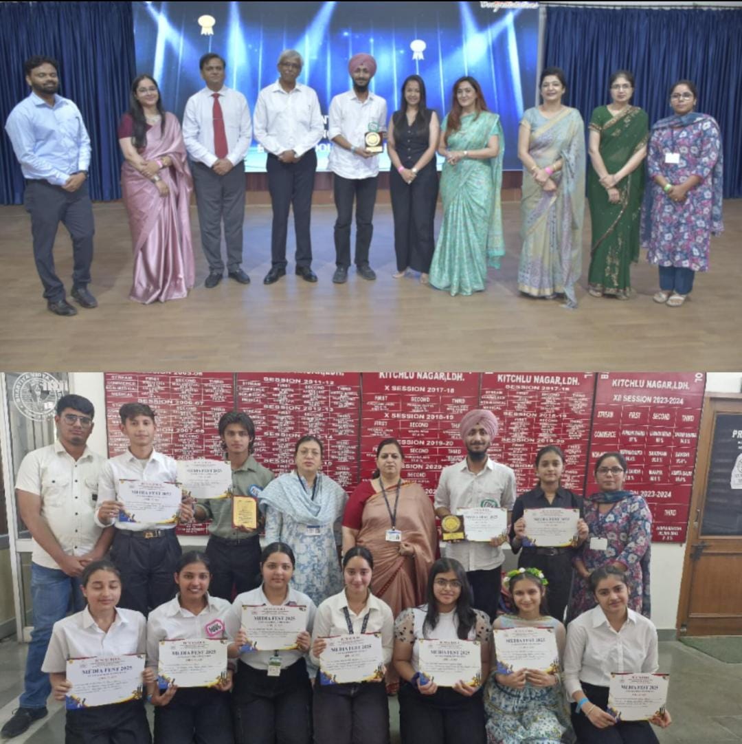 BVM Kitchlu Nagar Stamps its Creative Mark in Inter School Media Fest